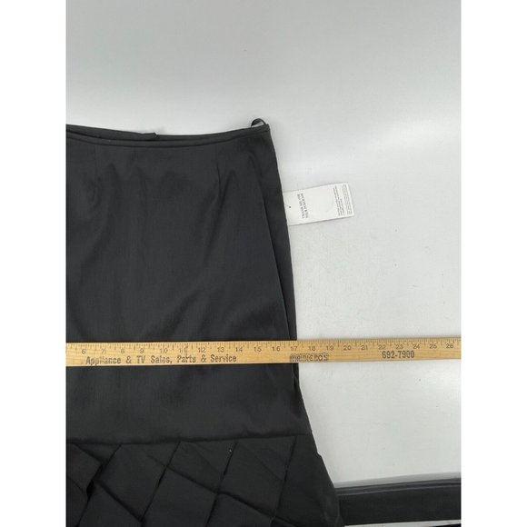 NWT Xscape by Joanna Chen Women's Black Ruffled Layered Stretch Skirt Size 6 - Picture 13 of 15